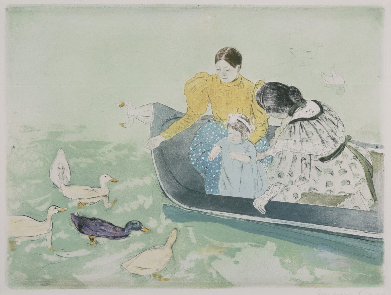 Feeding the Ducks av Mary Cassatt