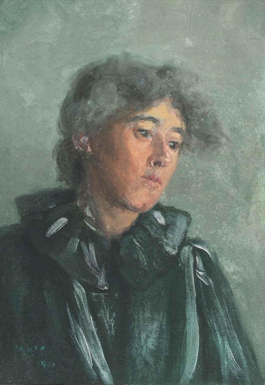 Porträtt av Emily Bottomley, 1901 av Mary McCrossan