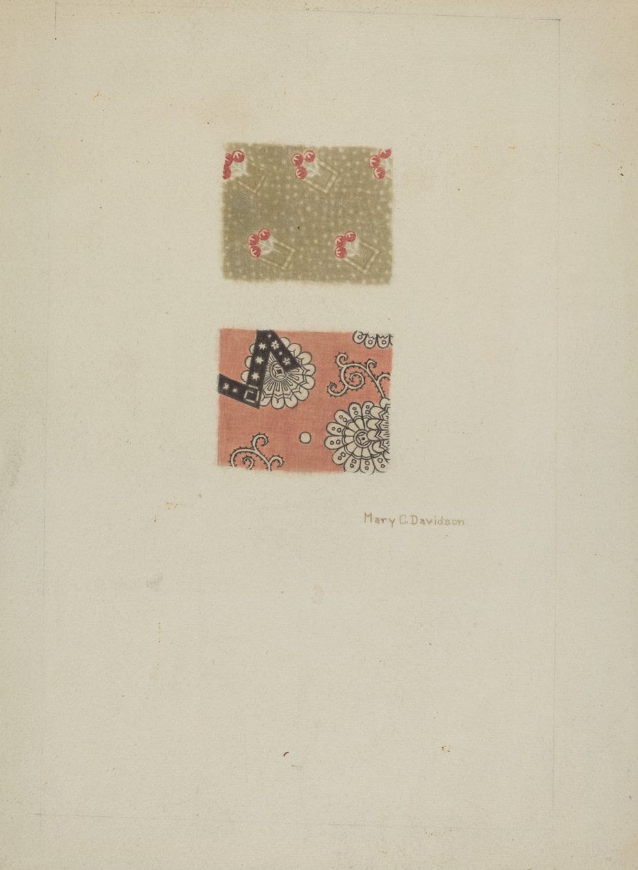 Tryckt bomull av Mary C. Davidson
