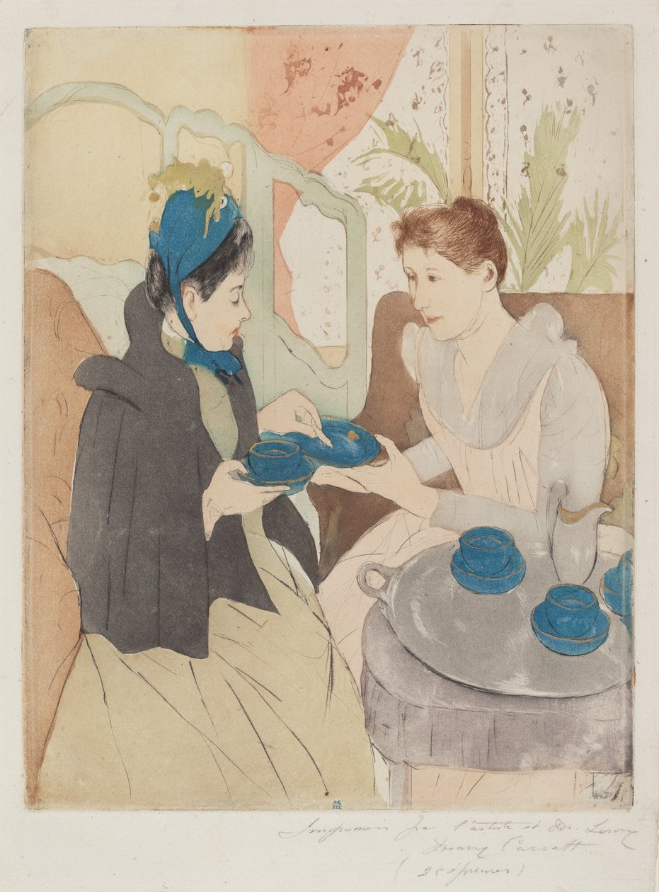 Afternoon Tea Party av Mary Cassatt