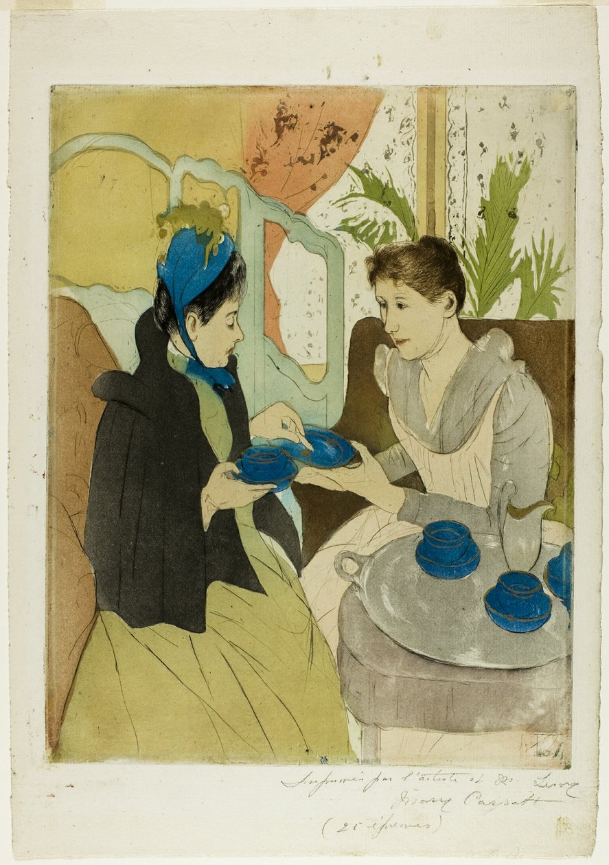 Afternoon Tea Party av Mary Cassatt