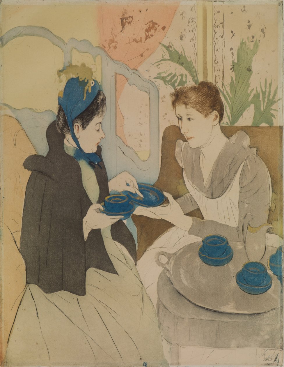 Afternoon Tea Party av Mary Cassatt