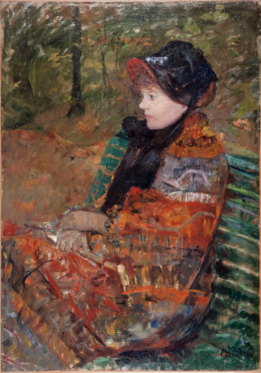 Höst. Porträtt av Lydia Cassatt, 1880. av Mary Cassatt