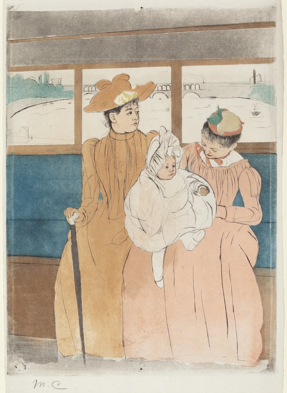 I Omnibus av Mary Cassatt