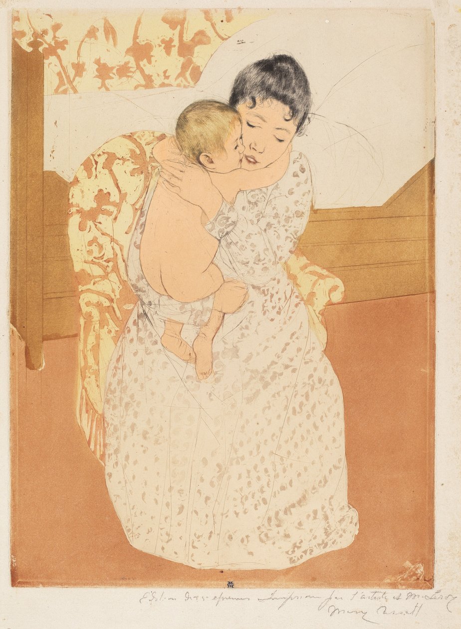 Mors smekning av Mary Cassatt