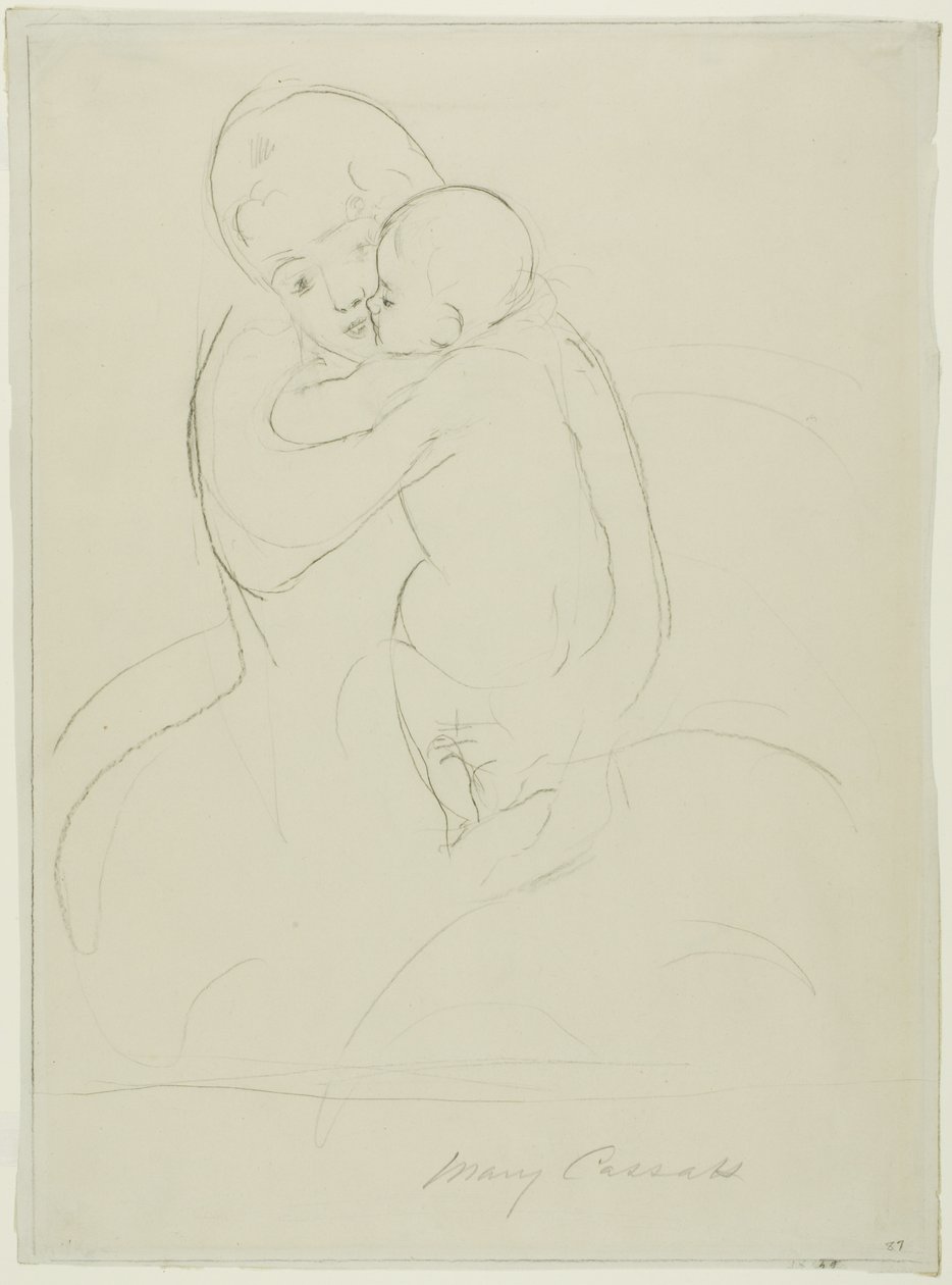Mors smekning av Mary Cassatt