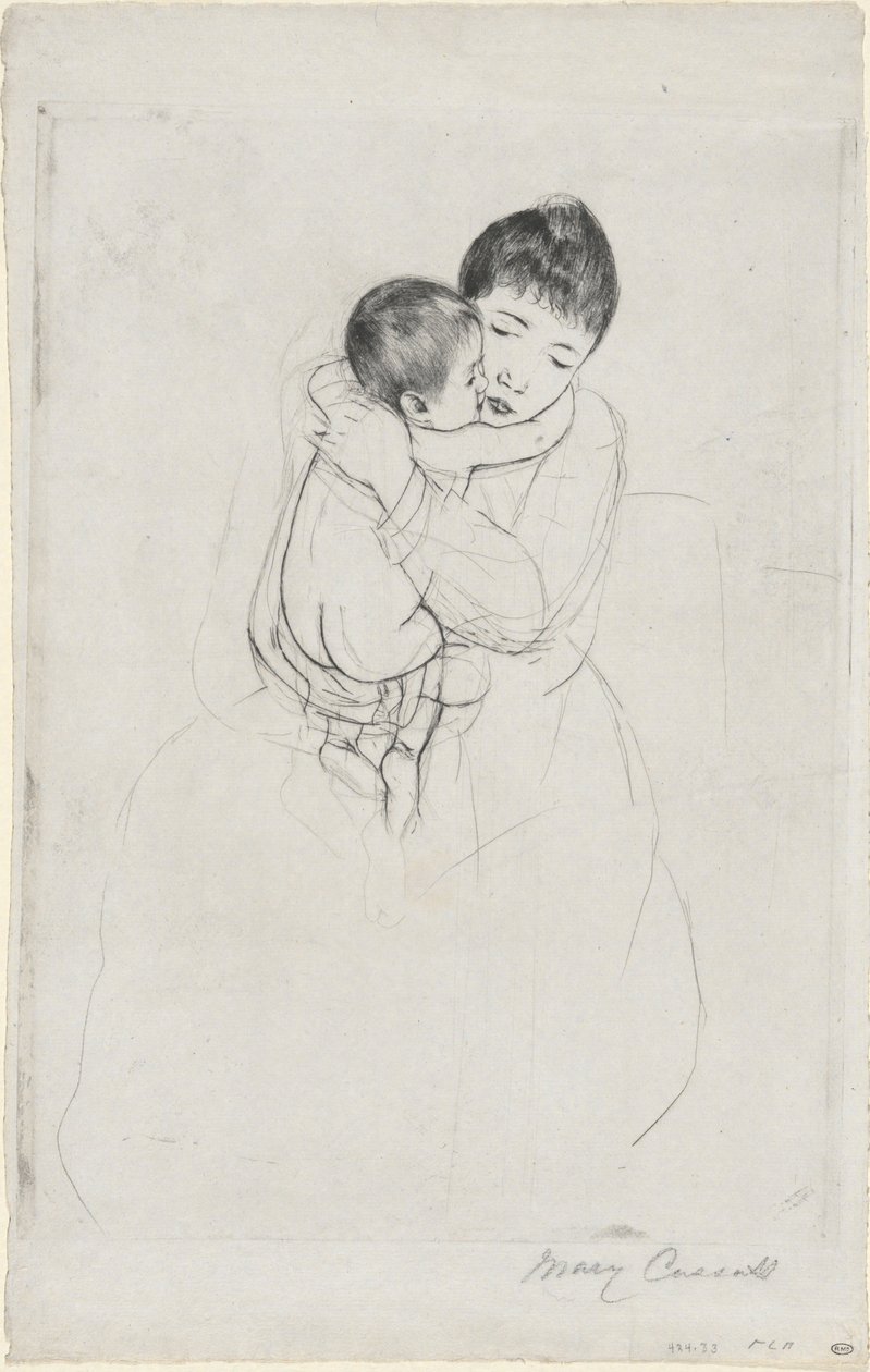 Mors smekning av Mary Cassatt