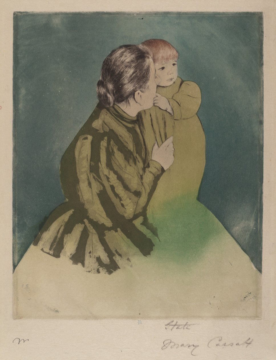 Bondemor och barn, ca. 1894. av Mary Cassatt