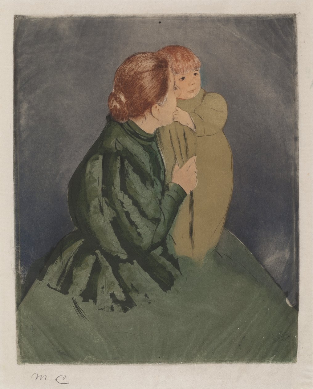 Bondemor och barn, ca. 1894. av Mary Cassatt