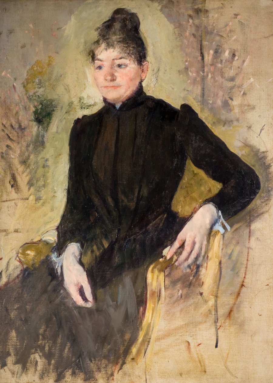 Porträtt av en kvinna, 1881-83. av Mary Cassatt