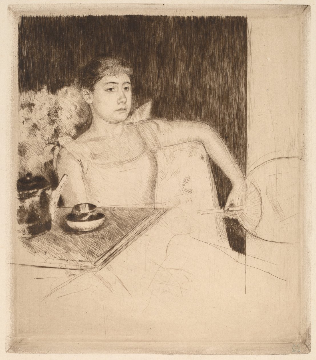 Te, c. 1890. av Mary Cassatt