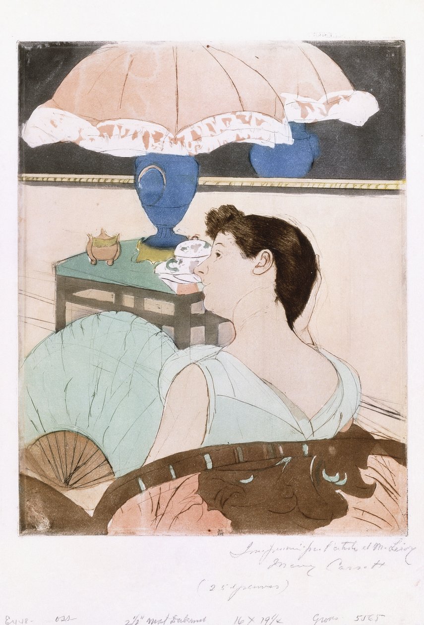 Lampan, 1890-91 av Mary Cassatt