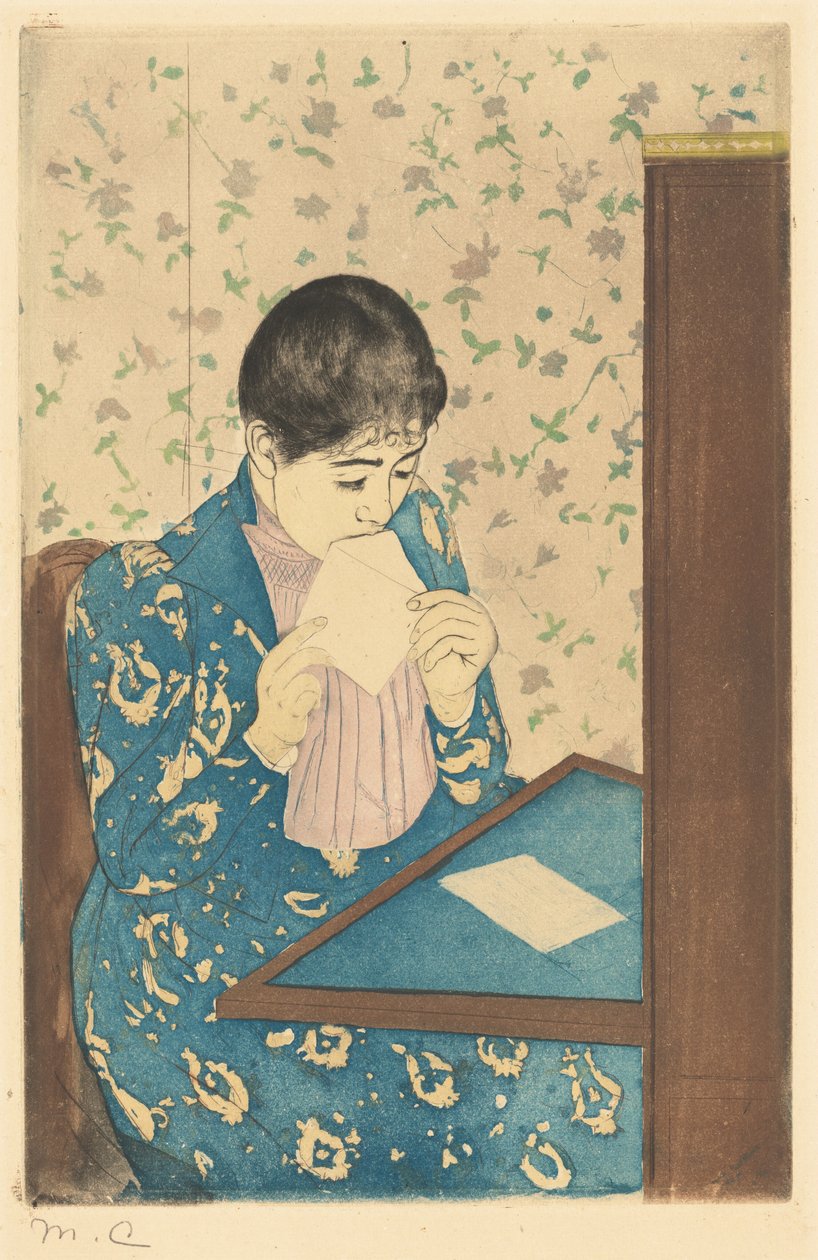 Brevet, 1890-1891. av Mary Cassatt
