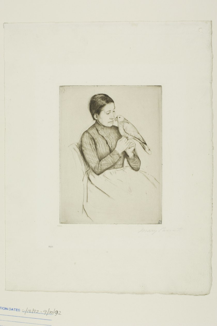 Papegojan av Mary Cassatt