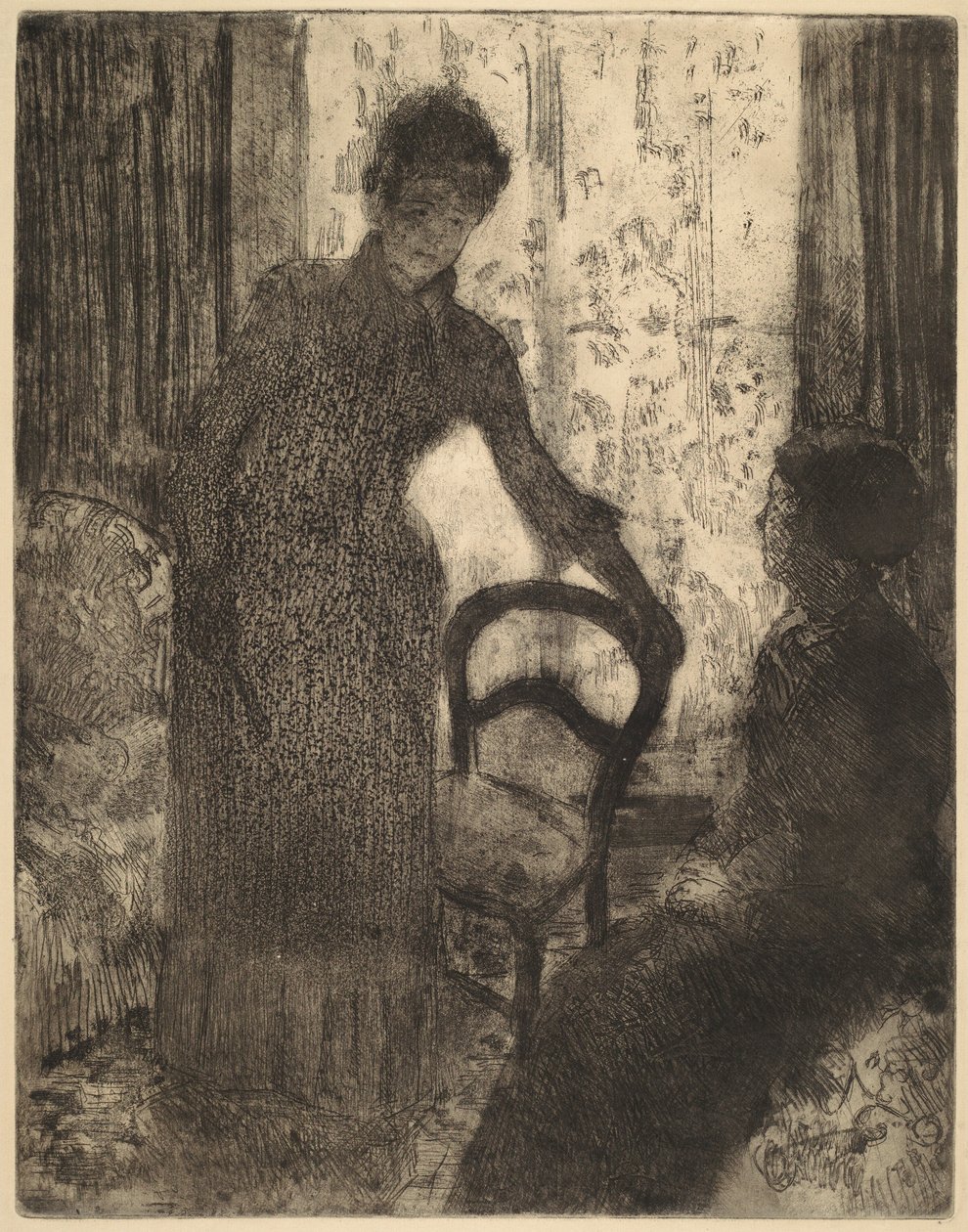 Besökaren av Mary Cassatt
