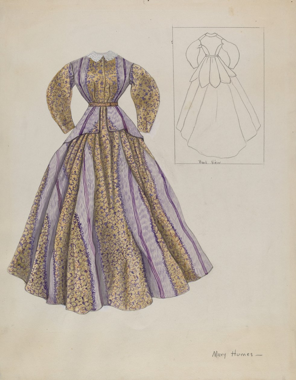 Kostym, c. 1937. av Mary E Humes