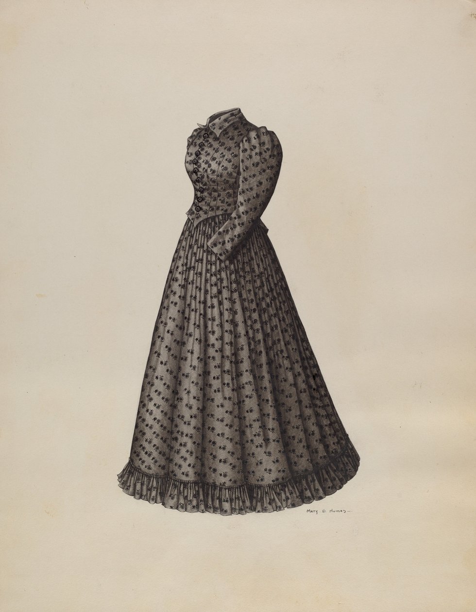 Kostym, c. 1941. av Mary E Humes