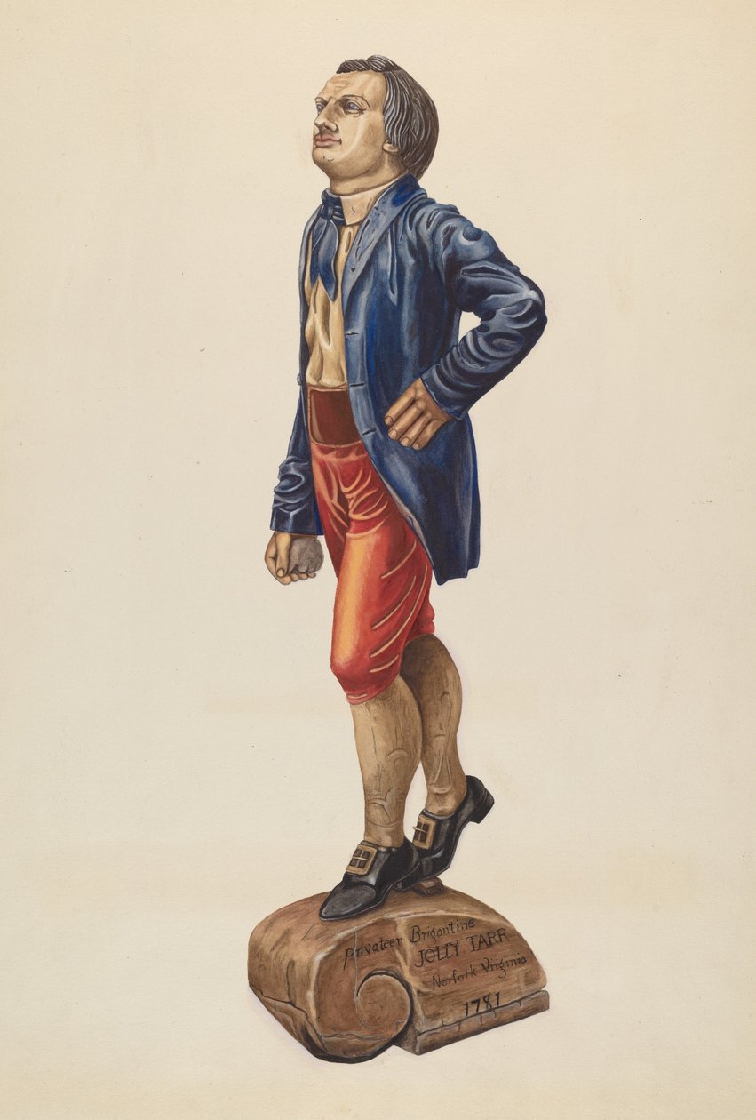 Galjonsfigur: "Jolly Tar" av Mary E. Humes