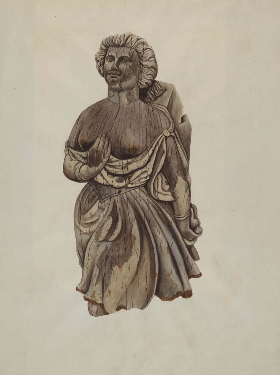Galjonsfigur Martha, ca. 1938. av Mary E Humes