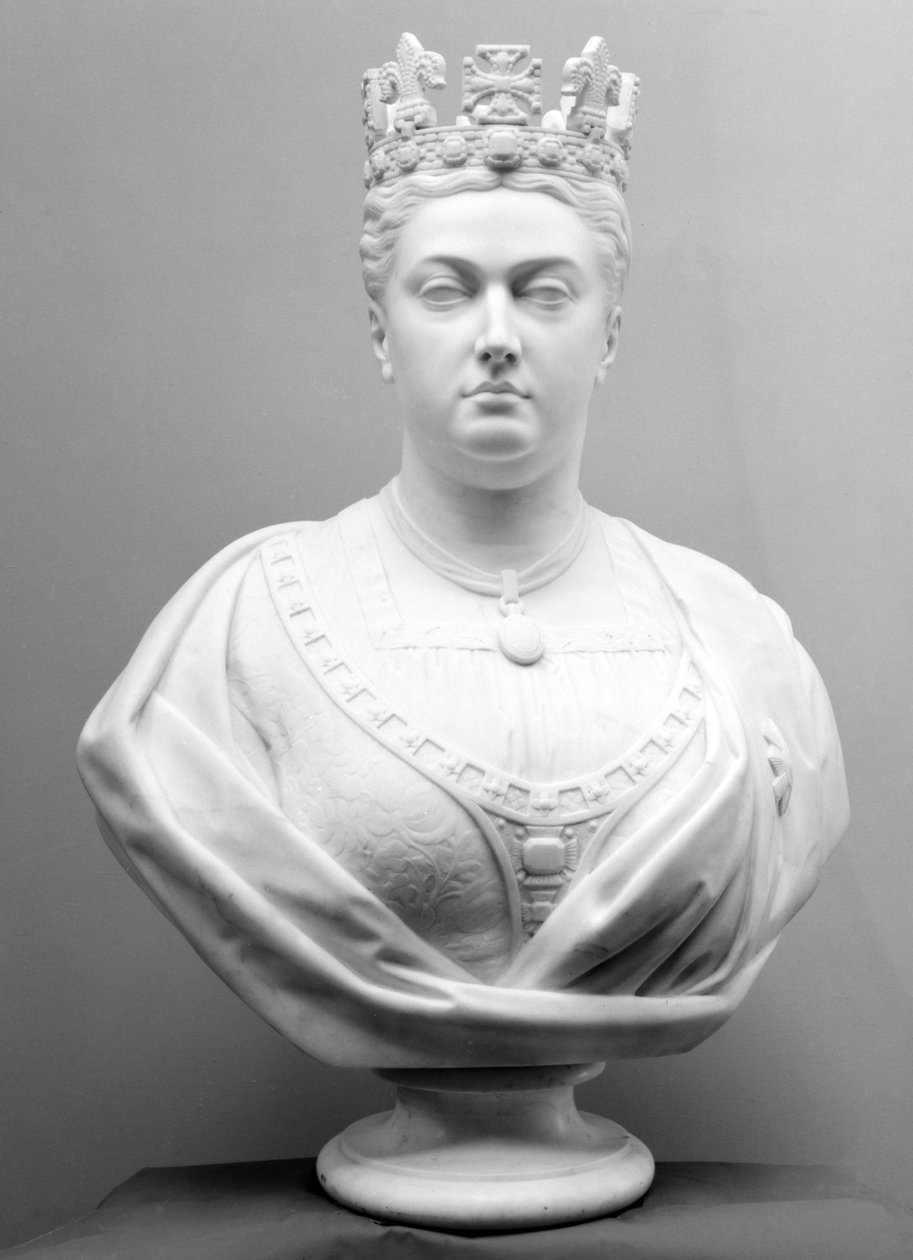 Drottning Victoria, ca 1874 (marmor) av Mary Grant