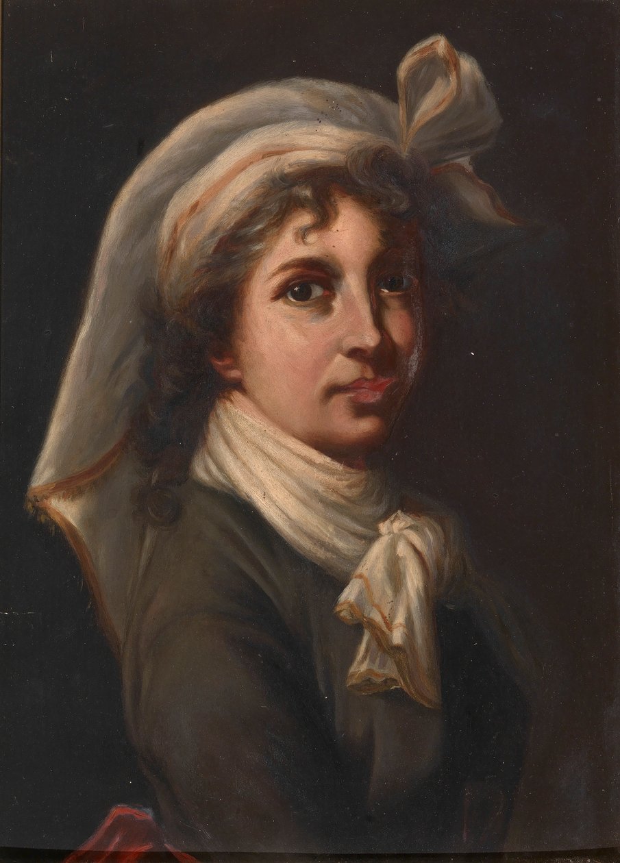 Porträtt av en flicka. av Mary Henry