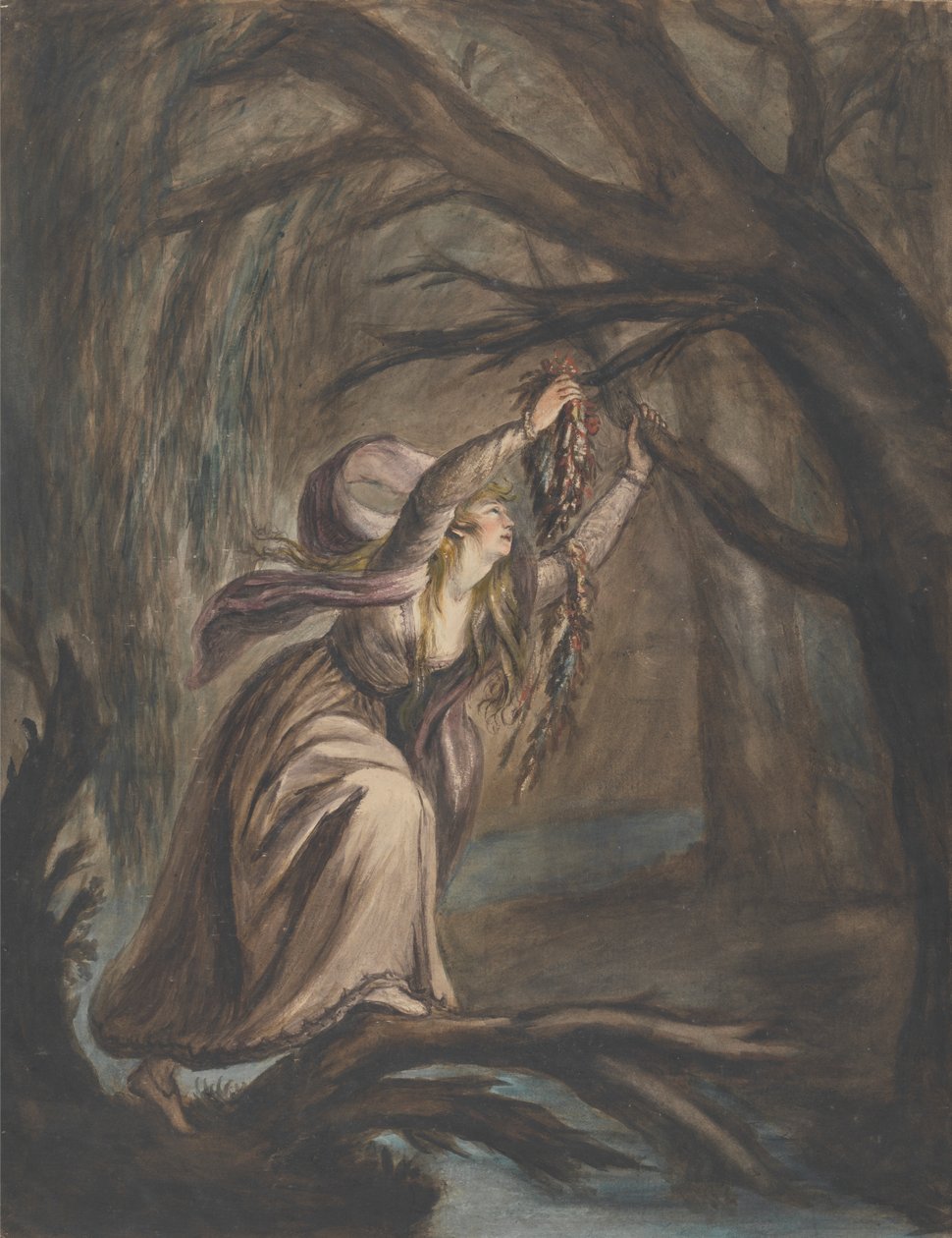 Ophelias död av Mary Hoare