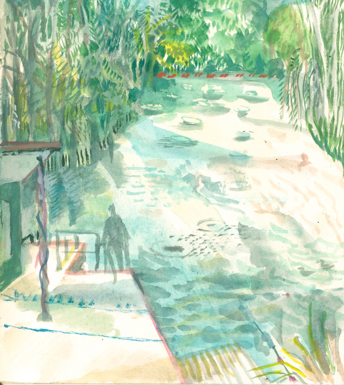 Ladies Pond, Hampstead Heath av Mary Kuper