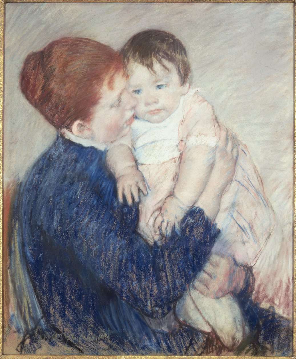 Agatha och hennes barn av Mary Stevenson Cassatt