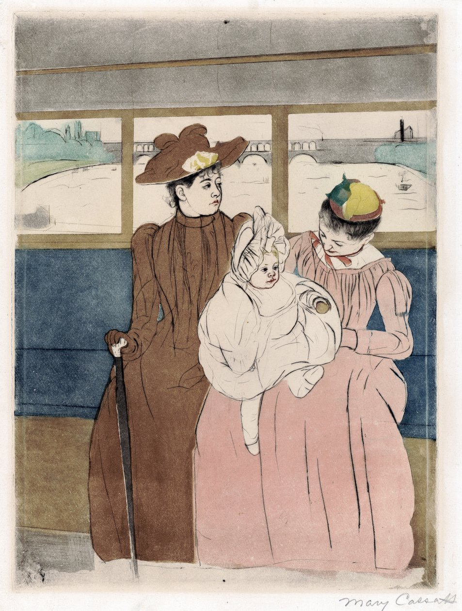 I omnibus av Mary Stevenson Cassatt
