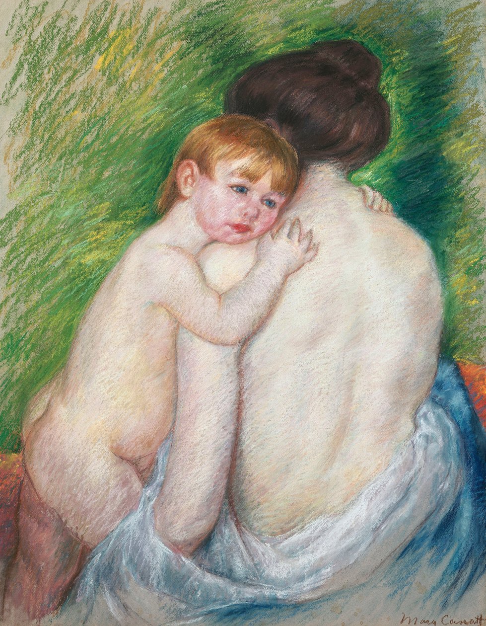 Den nakna ryggen, 1906 av Mary Cassatt