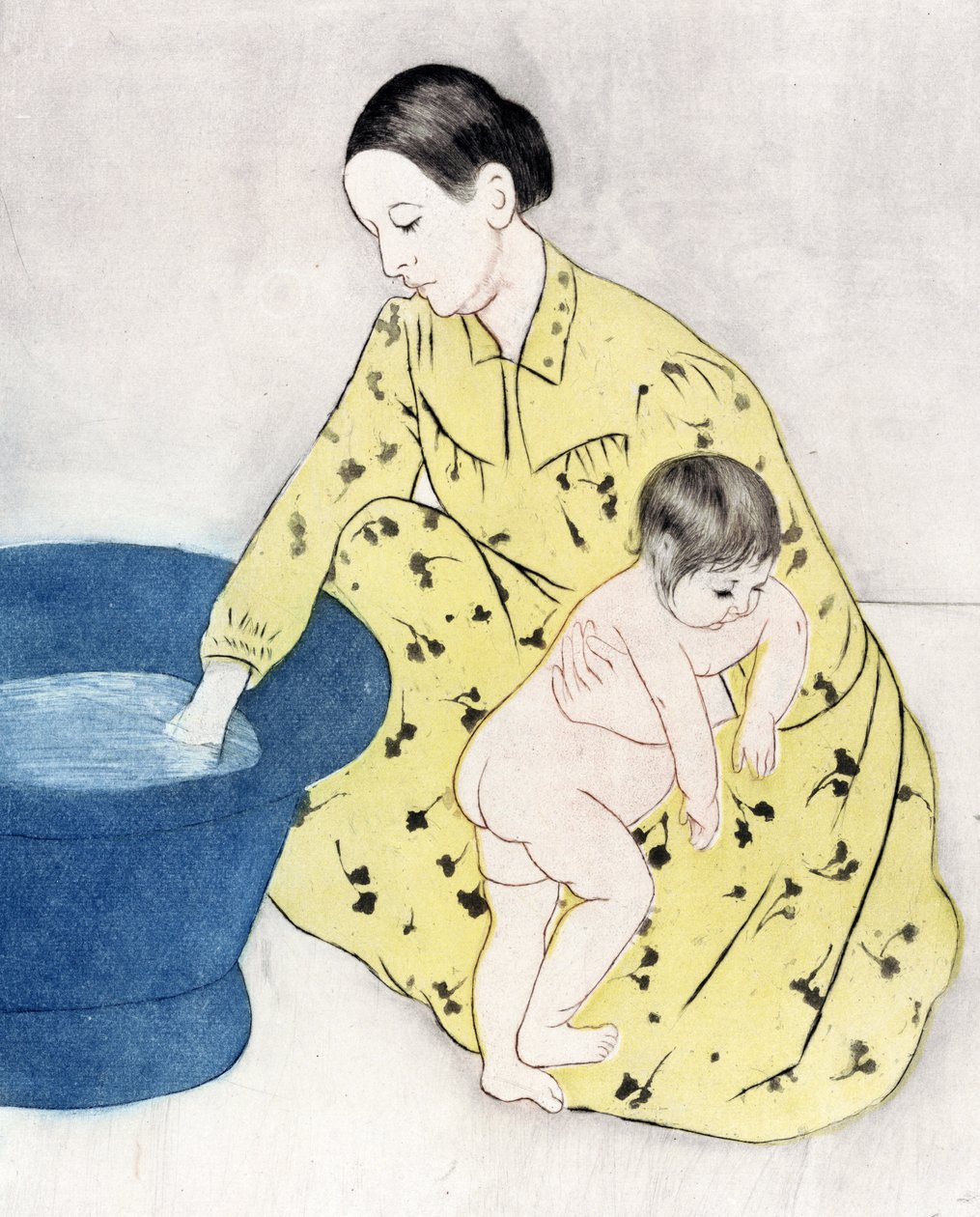 Badet av Mary Stevenson Cassatt