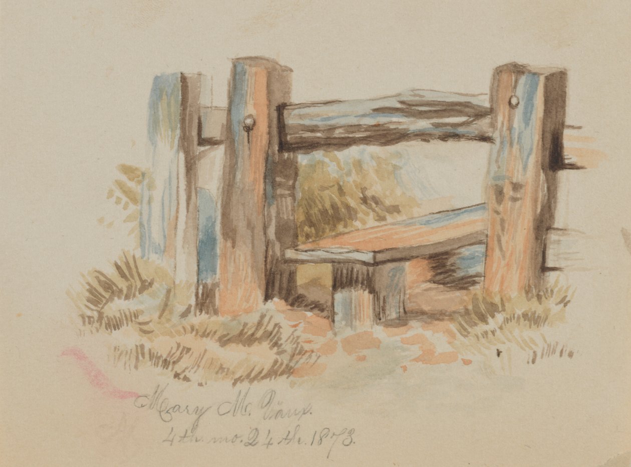 Utan titel Stile, 1873. av Mary Vaux Walcott