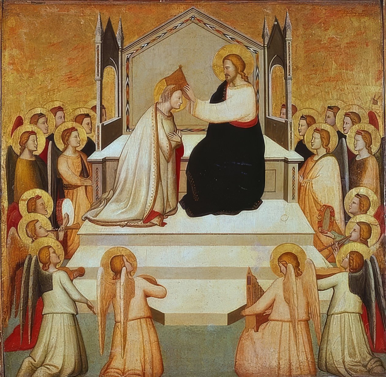 Marias kröning. 1335-40 av Maso di Banco