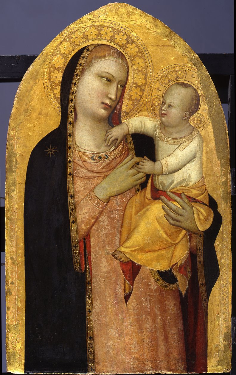 Madonna med barn av Maso di Banco