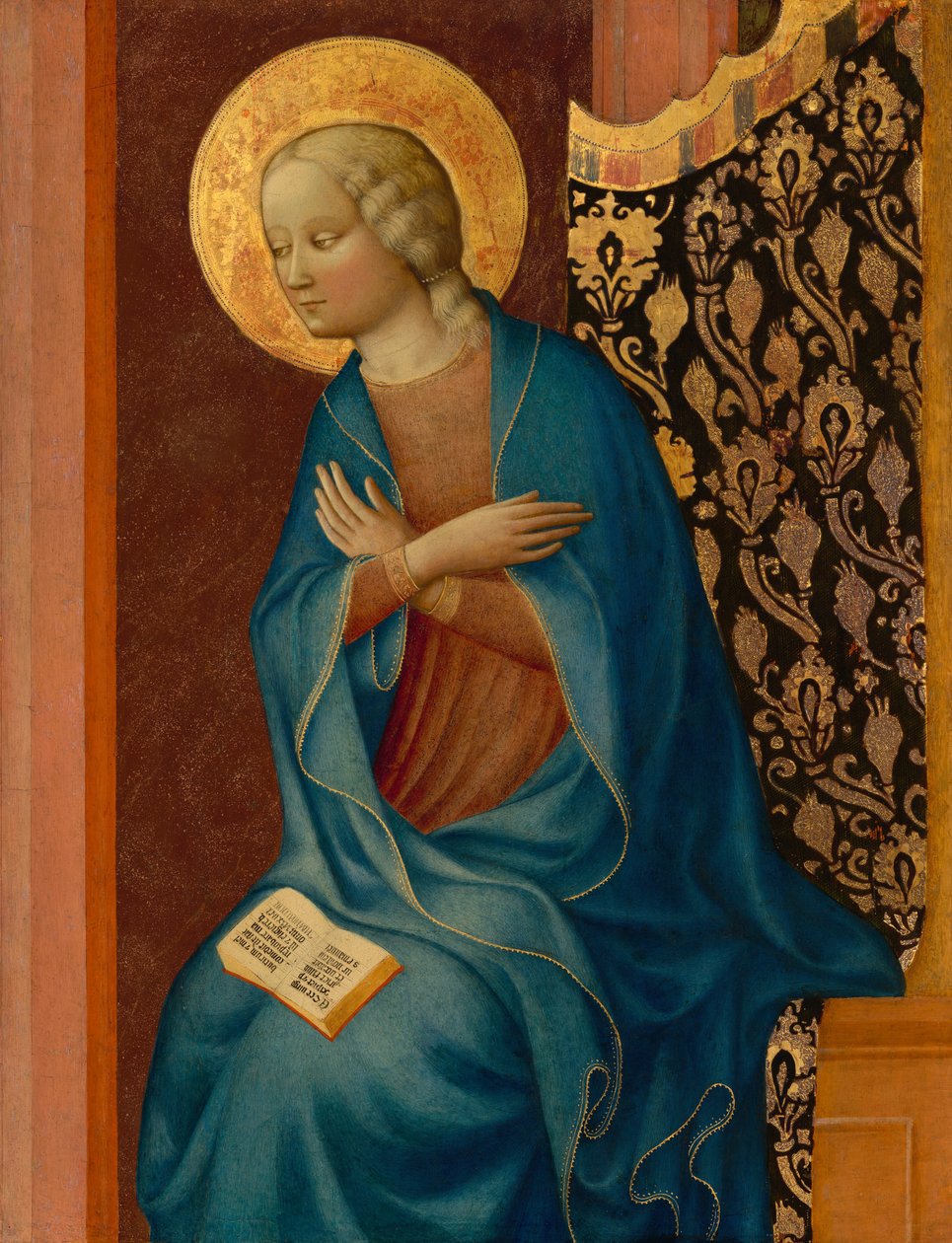 Jungfrun tillkännager, ca. 1430. av Masolino da Panicale