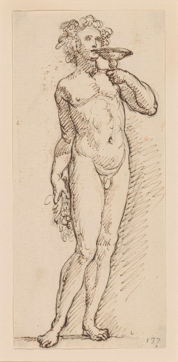 Bacchus av Massimiliano Soldani