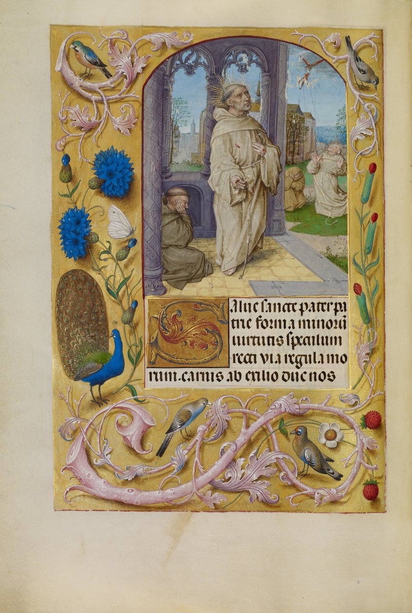 The Stigmatization of Saint Francis av Master of Lübeck the Bible