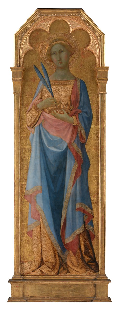 St. Corona av Master of Palazzo Venezia Madonna