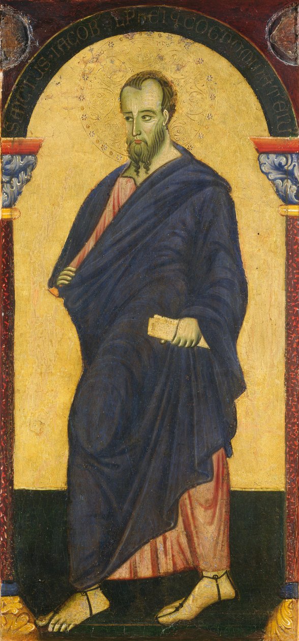 Saint James Minor av Master of Saint Francis