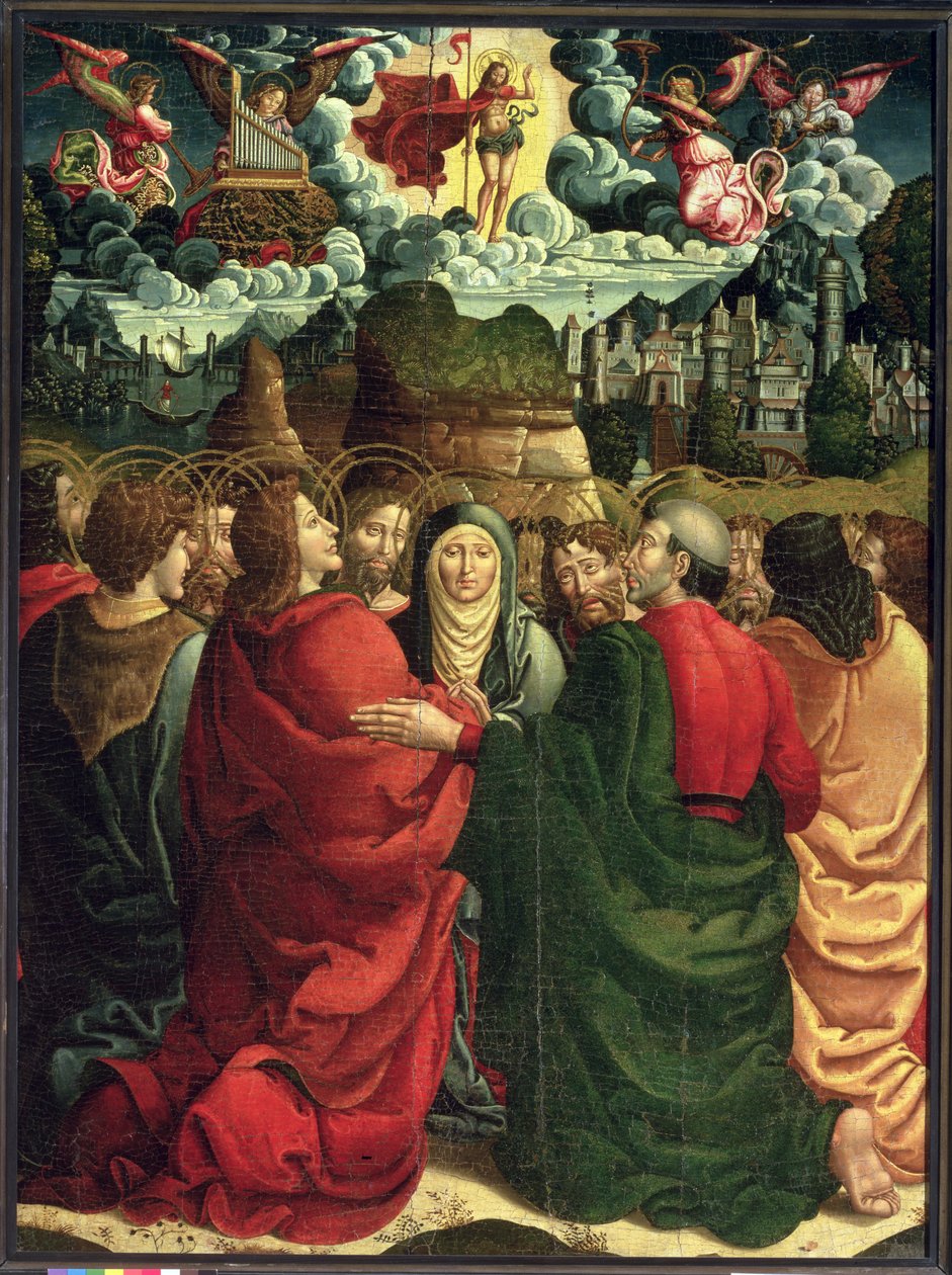Uppstigningen (tempera på panel) av Master of Sigena