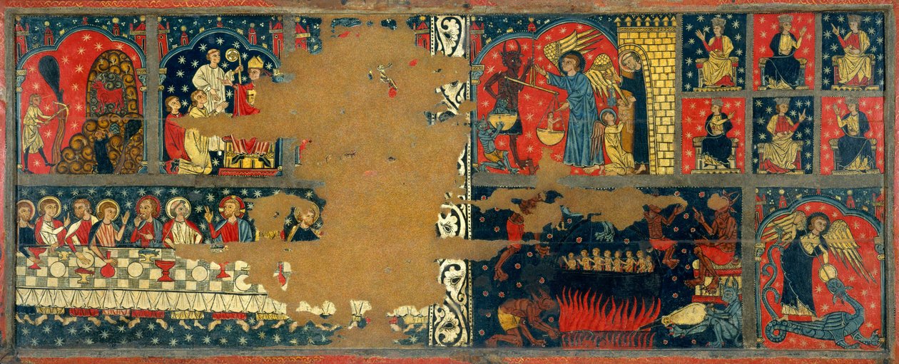 Panel of Saint Michael av Master of Soriguerola