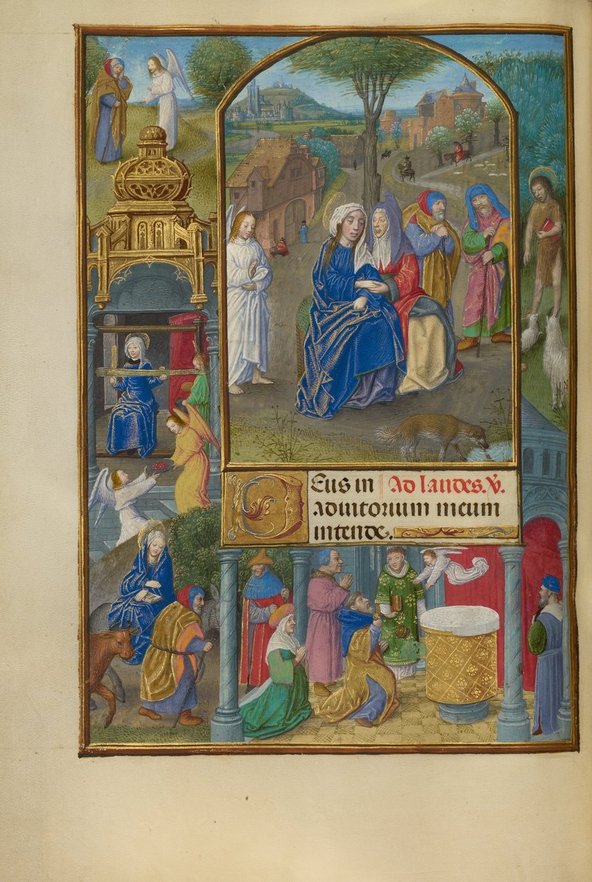 Besöket av Master of the Dresden Prayer Book