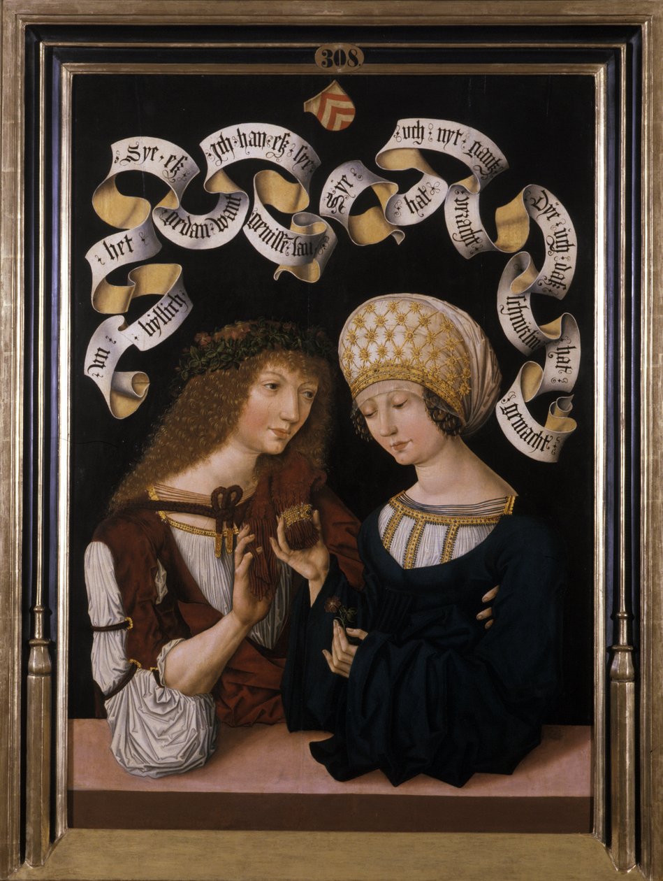 Gothaer Lovers, 1480-85 av Master of the Housebook