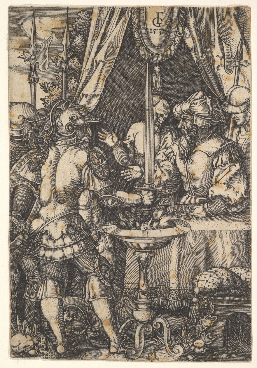 Mucius Scaevola, 1537. av Master FG