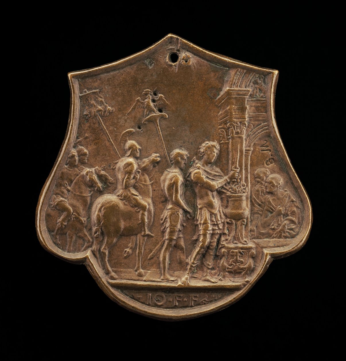 Mucius Scaevola, andra hälften av 1400-talet. av Master IO.FF.