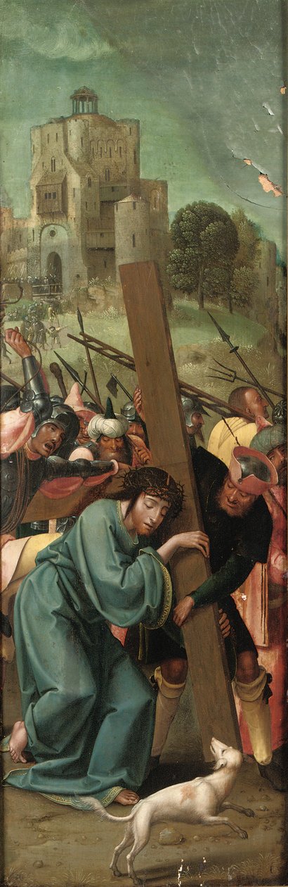 Kristus som bär korset, c.1518 av Master of 1518