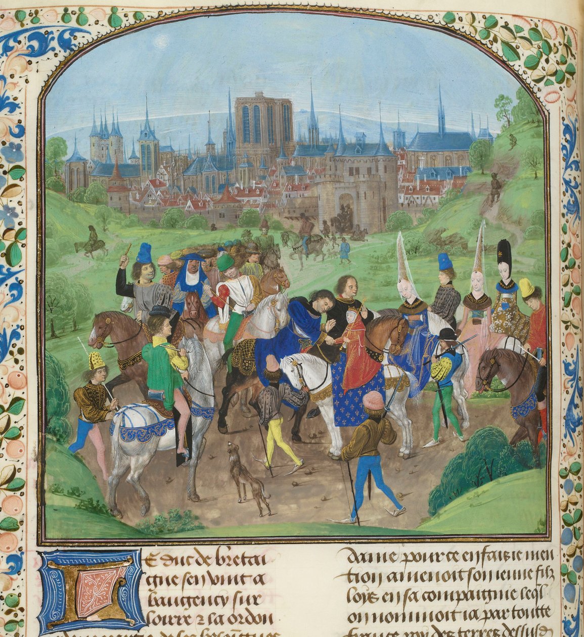 Anjou paris av Master of Anthony of Burgundy