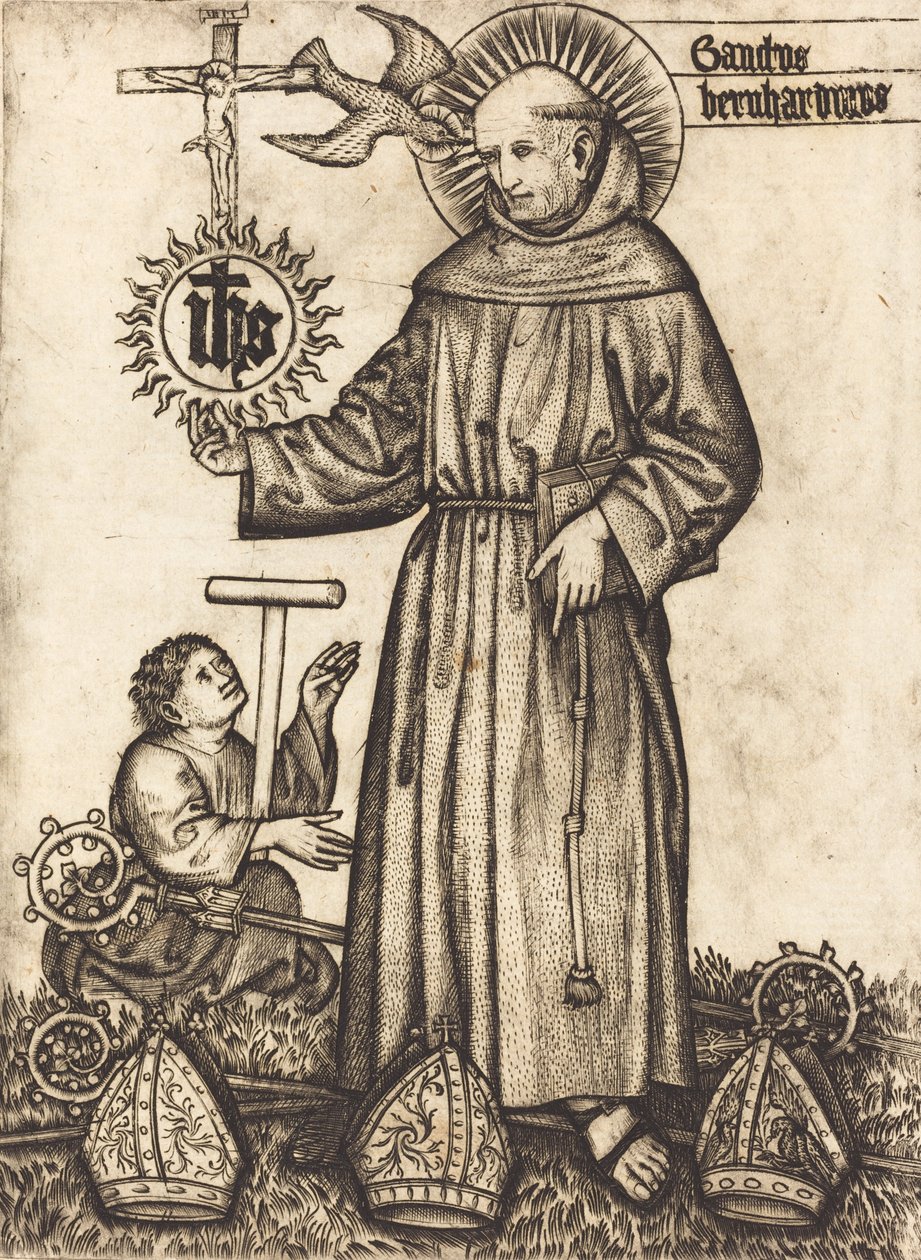 Sankt Bernard, 1450-talet. av Master of Balaam