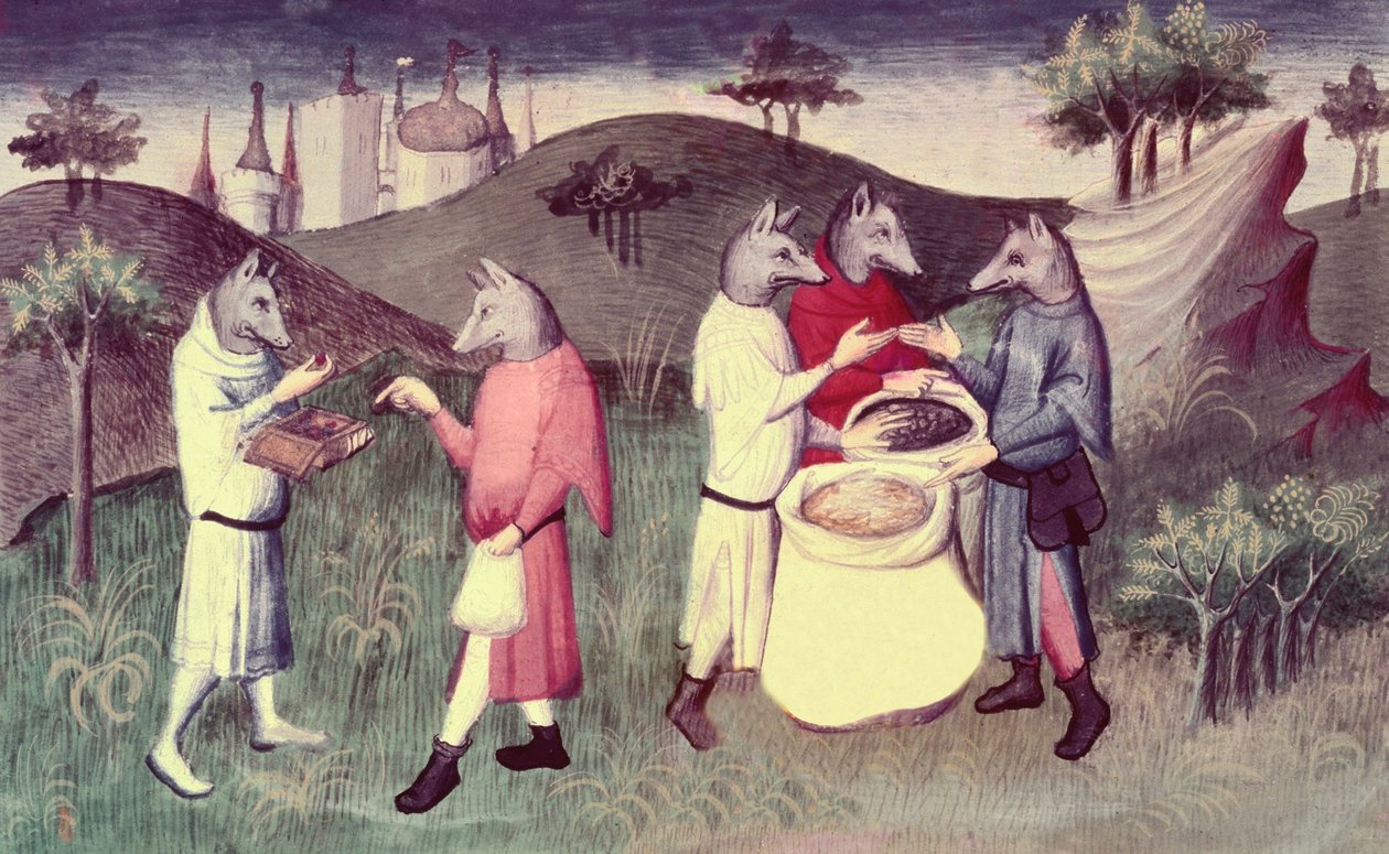 Människor i Andaman cynocephali av Master of Egerton