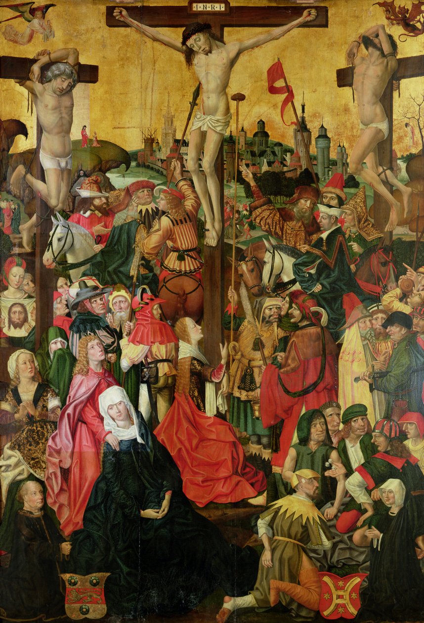 The Crucifixion, c.1500 (se även 148971) av Master of Hamburg
